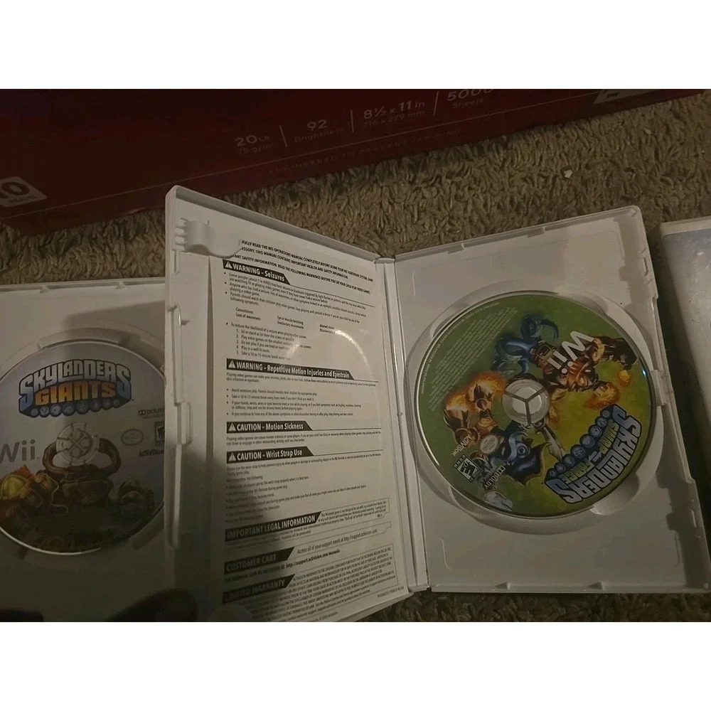 Lot of 3 Skylanders Games for the Wii